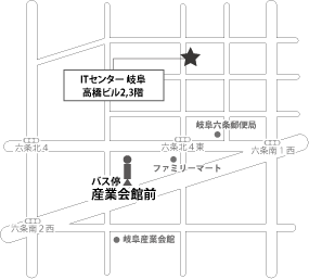 ITセンター岐阜の地図