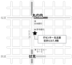 ITセンター名古屋の地図